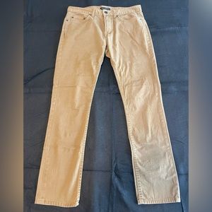 BANANA REPUBLIC Men Skinny Dobby Denim Jean - 31x30 Saddle Brown